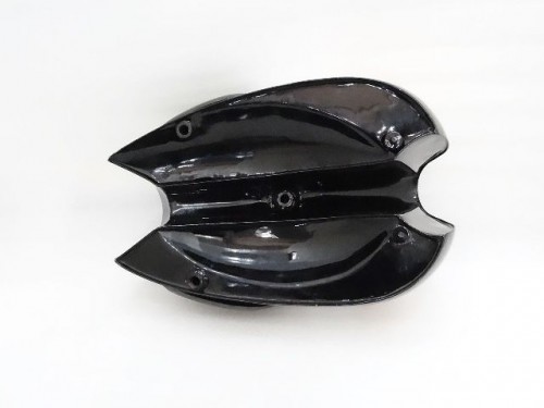 BSA A7 A10 BLACK PAINTED CHROME PETROL TANK WITH CAP,BADGES WITH 